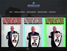 Tablet Screenshot of andecondefesa.org.br